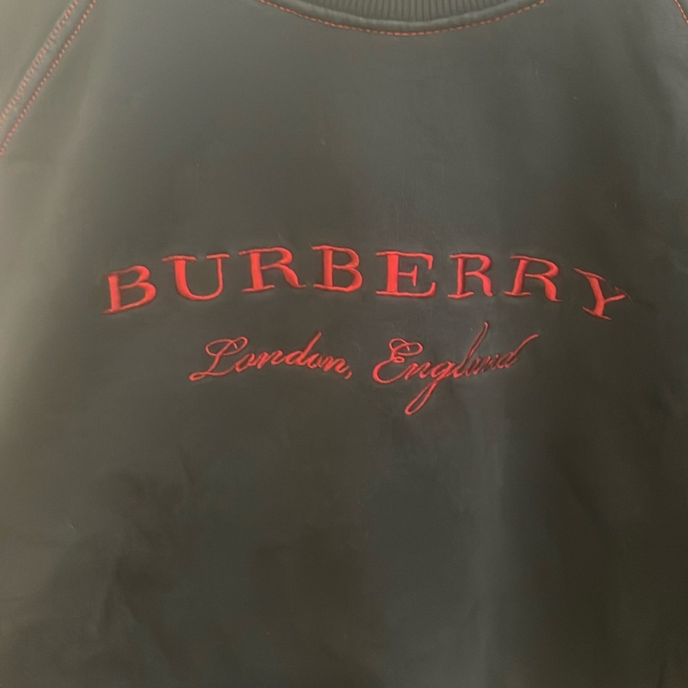 Burberry cropped sweatshirt